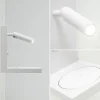 New Straluma Moderne wandlamp wit inclusief LED en fast charger