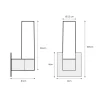 moderne_wandlamp_zwart_me_3-2.webp Cheap Straluma Moderne wandlamp zwart met opaal glas IP44