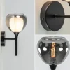 moderne_wandlamp_zwart_me_3-3.webp Cheap Straluma Moderne wandlamp zwart met smoke glas