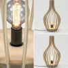naturel_houten_tafelvloer_3.webp Flash Sale Straluma Naturel houten tafel/vloerlamp kegel met zwart