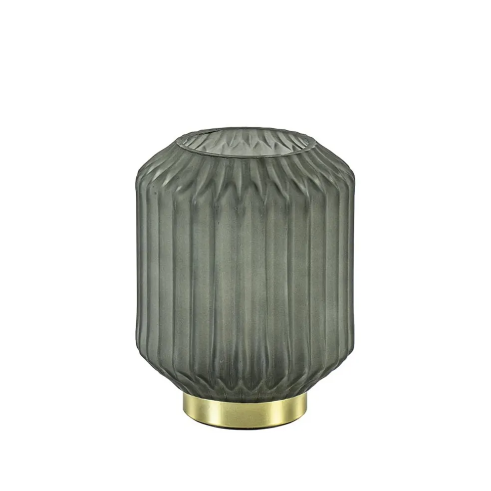 Flash Sale Straluma Olijf groene tafellamp Ivot op batterij