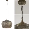 Best Sale Straluma Oosterse hanglamp Emine bruin/goud metaal