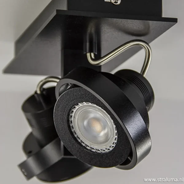 opbouwspot_balk_zwart_lic_2.webp Best Straluma Opbouwspot balk zwart 2-lichts gu10 incl