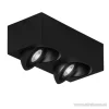 Cheap Straluma Opbouwspot box zwart 2-lichts led