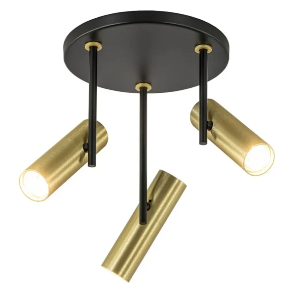 opbouwspot_lichts_cilinde_1.webp Flash Sale Straluma Opbouwspot 3-lichts cilinder zwart/brass
