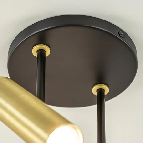 opbouwspot_lichts_rond_zw_2.webp Best Sale Straluma Opbouwspot 2-lichts rond zwart/brass verstelbaar