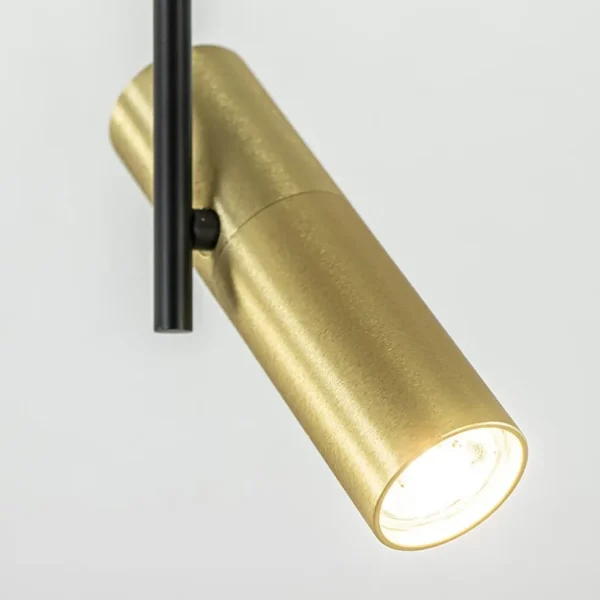 Best Straluma Opbouwspot 1-lichts zwart/brass GU10 mini