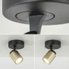 Discount Straluma Opbouwspot 1-lichts zwart/goud GU10