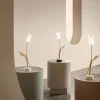 Fashion Straluma Oplaadbare LED tafellamp Tullip wit/goud