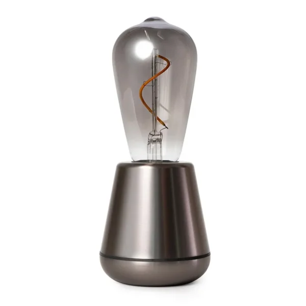 oplaadbare_tafellamp_tita_0.webp Fashion Straluma Oplaadbare tafellamp titanium met smoke lichtbron