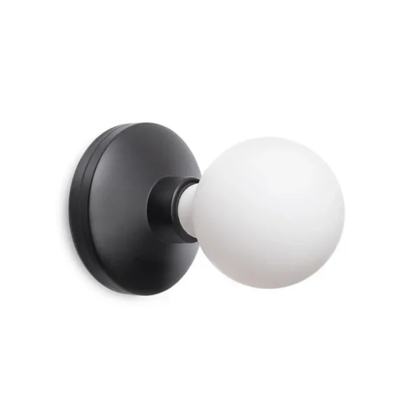 Sale Straluma Oplaadbare wandlamp zwart incl frosted lichtbron