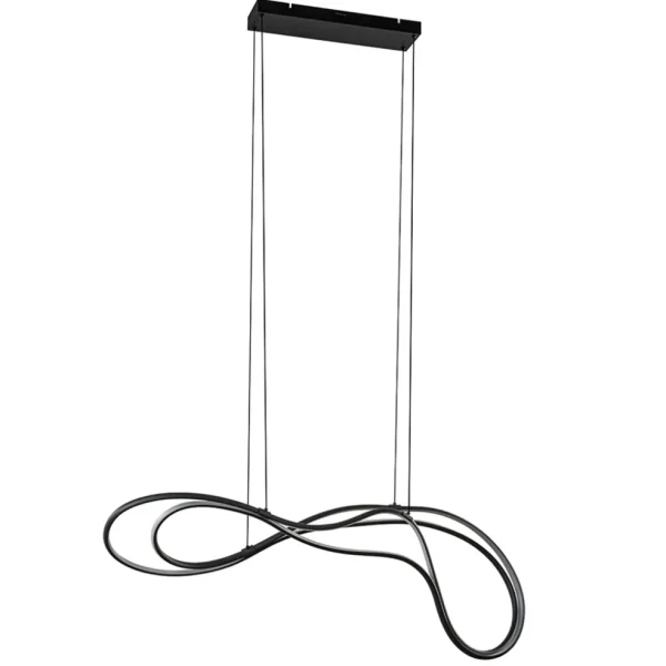 organische_led_hanglamp_z_0.webp Outlet Straluma Organische LED hanglamp zwart dimbaar