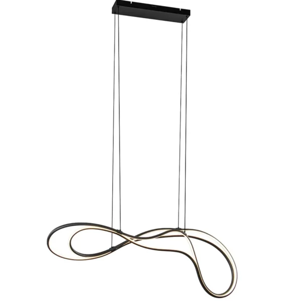 organische_led_hanglamp_z_1.webp Outlet Straluma Organische LED hanglamp zwart dimbaar