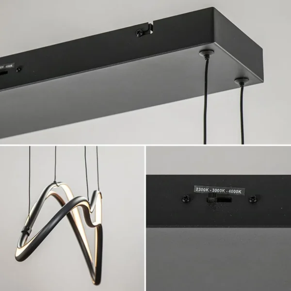organische_led_hanglamp_z_2.webp Outlet Straluma Organische LED hanglamp zwart dimbaar