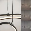 organische_led_hanglamp_z_3.webp Outlet Straluma Organische LED hanglamp zwart dimbaar