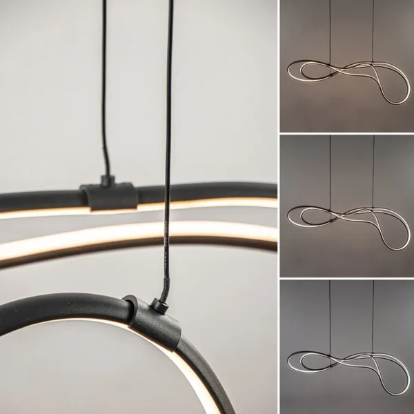organische_led_hanglamp_z_3.webp Outlet Straluma Organische LED hanglamp zwart dimbaar