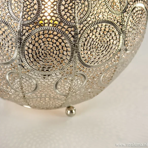 Online Straluma Oriental tafellamp bol oud zilver
