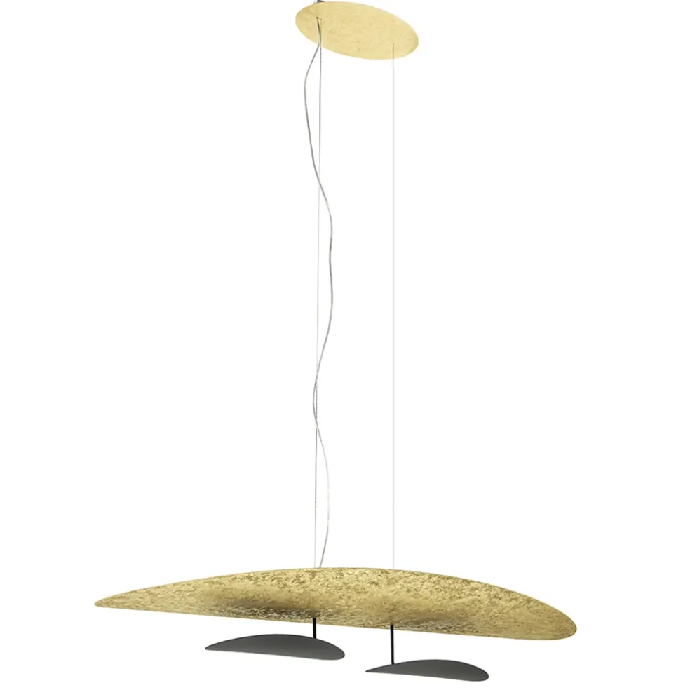 ovale_design_led_hanglamp_0.webp Outlet Straluma Ovale design LED hanglamp goldleaf met zwart