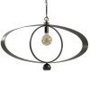 ovale_hanglamp_brons_meta_0.webp Sale Straluma Ovale hanglamp brons metaal E27 + GU10