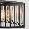 ovale_hanglamp_mat_zwart__2.webp Sale Straluma Ovale hanglamp mat zwart met facet geslepen glas