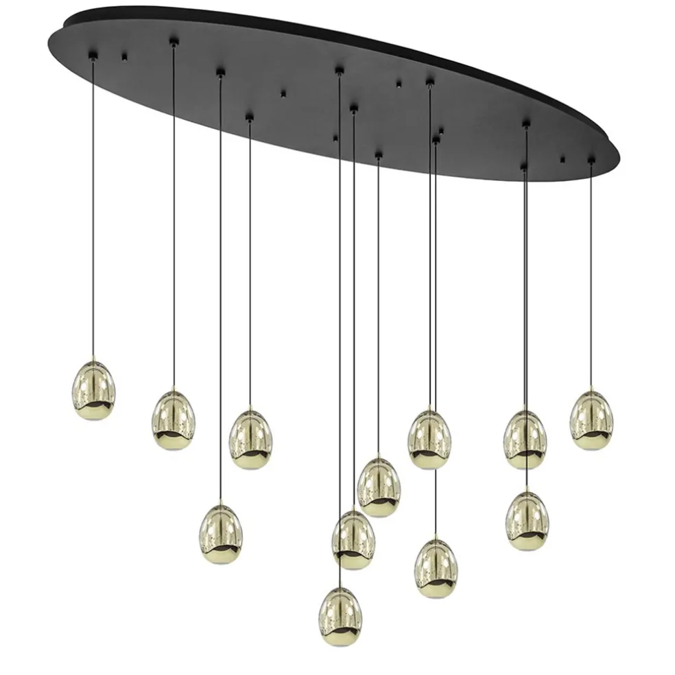 ovale_lichts_led_hanglamp_0.webp New Straluma Ovale 12-lichts LED hanglamp Golden Egg