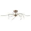 ovale_plafondlamp_brons_i_1.webp Flash Sale Straluma Ovale plafondlamp brons inclusief LED dim to warm