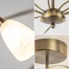 ovale_plafondlamp_brons_i_3.webp Flash Sale Straluma Ovale plafondlamp brons inclusief LED dim to warm