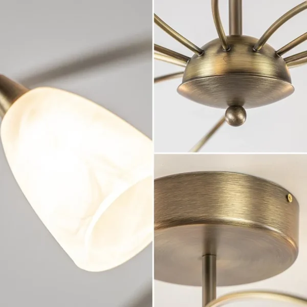 ovale_plafondlamp_brons_i_3.webp Flash Sale Straluma Ovale plafondlamp brons inclusief LED dim to warm
