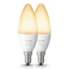 philips_hue_w_e_kaars_pac_0.webp Online Straluma Philips Hue 4w e14 kaars 2-pack white ambiance