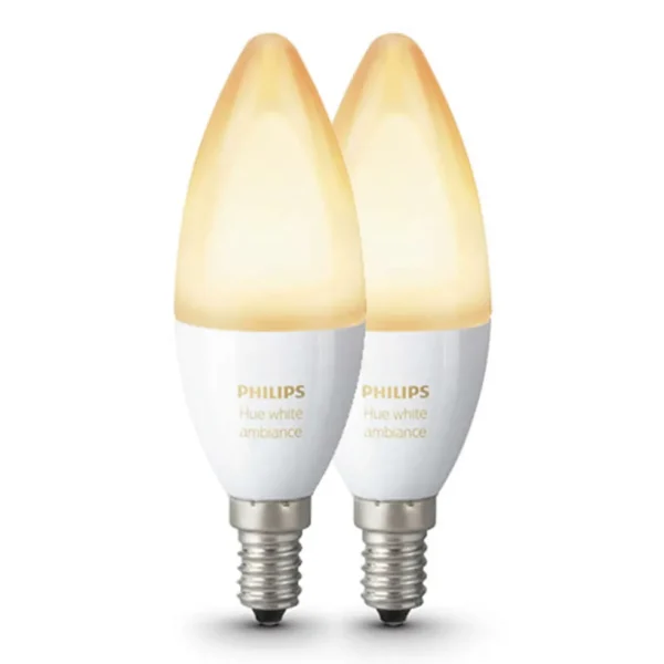 philips_hue_w_e_kaars_pac_0.webp Online Straluma Philips Hue 4w e14 kaars 2-pack white ambiance