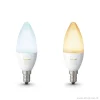 philips_hue_w_e_kaars_pac_1.webp Online Straluma Philips Hue 4w e14 kaars 2-pack white ambiance