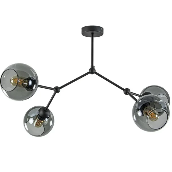 plafondlamp_armen_zwartsm_0.webp Hot Straluma Plafondlamp 4-armen zwart+smoke bolglas