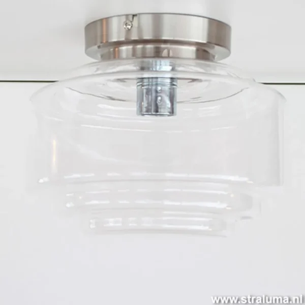 plafondlamp_art_deco_held_2.webp Discount Straluma Plafondlamp Art Deco helder glas