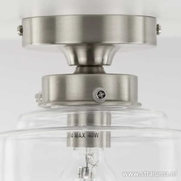 plafondlamp_art_deco_klei_2.webp Sale Straluma Plafondlamp Art Deco klein helder glas
