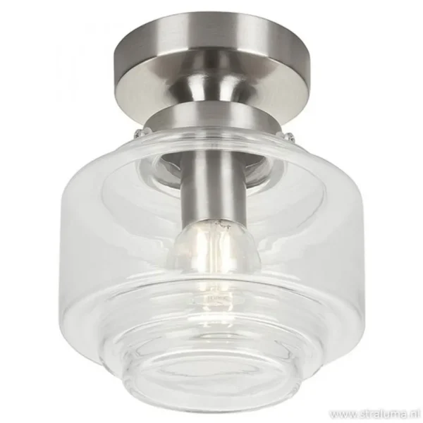 plafondlamp_art_deco_klei_3.webp Sale Straluma Plafondlamp Art Deco klein helder glas