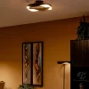 Sale Straluma Plafondlamp Ascoli ring zwart/matgoud
