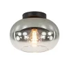 plafondlamp_bellini_zwart_1.webp Discount Straluma Plafondlamp Bellini zwart/smoke gradient glas
