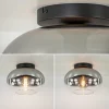 plafondlamp_bellini_zwart_3.webp Discount Straluma Plafondlamp Bellini zwart/smoke gradient glas