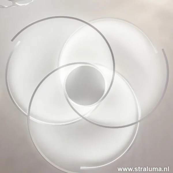 Fashion Straluma Plafondlamp bogen speels wit 80cm