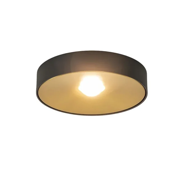 plafondlamp_bright__zwart_1-2.webp Online Straluma Plafondlamp Bright 20 zwart/matgoud