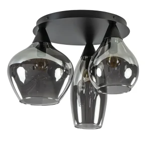 plafondlamp_cambio_l_zwar_0.webp Outlet Straluma Plafondlamp Cambio 3L zwart + smoke glas