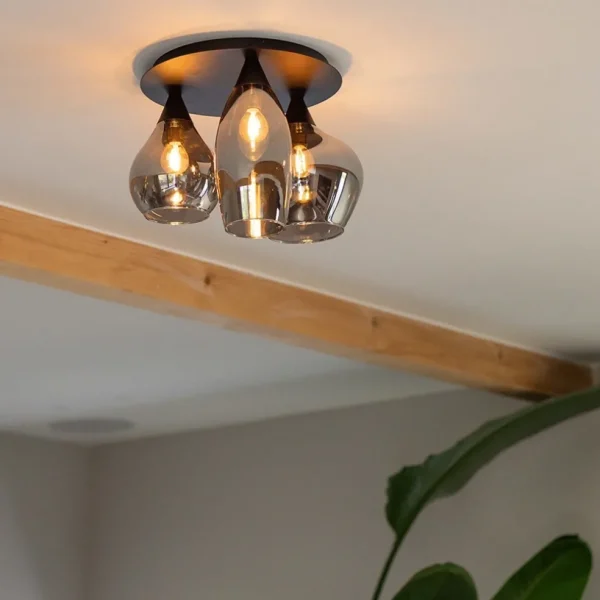 plafondlamp_cambio_l_zwar_4.webp Outlet Straluma Plafondlamp Cambio 3L zwart + smoke glas