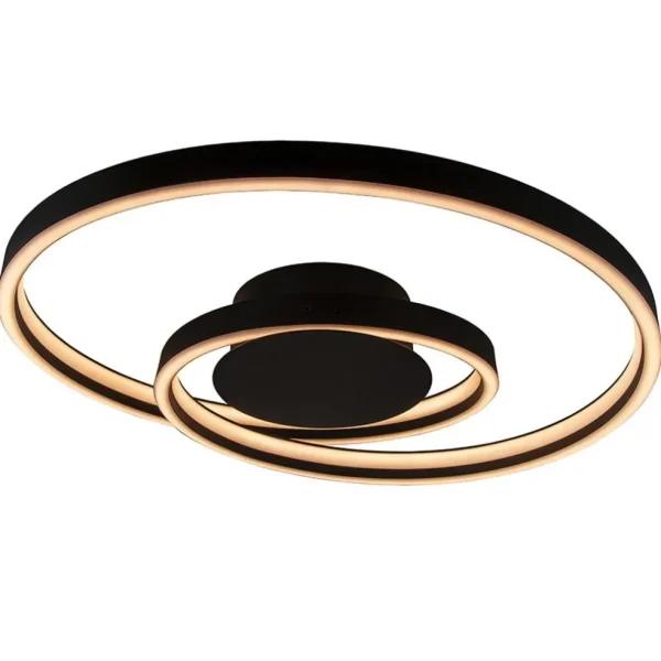 Store Straluma Plafondlamp Cinque-Ciola zwart dim-to-warm
