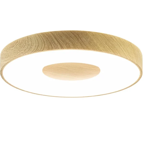 plafondlamp_coin__hout__r_1.webp Best Sale Straluma Plafondlamp Coin 50 hout + remote CCT