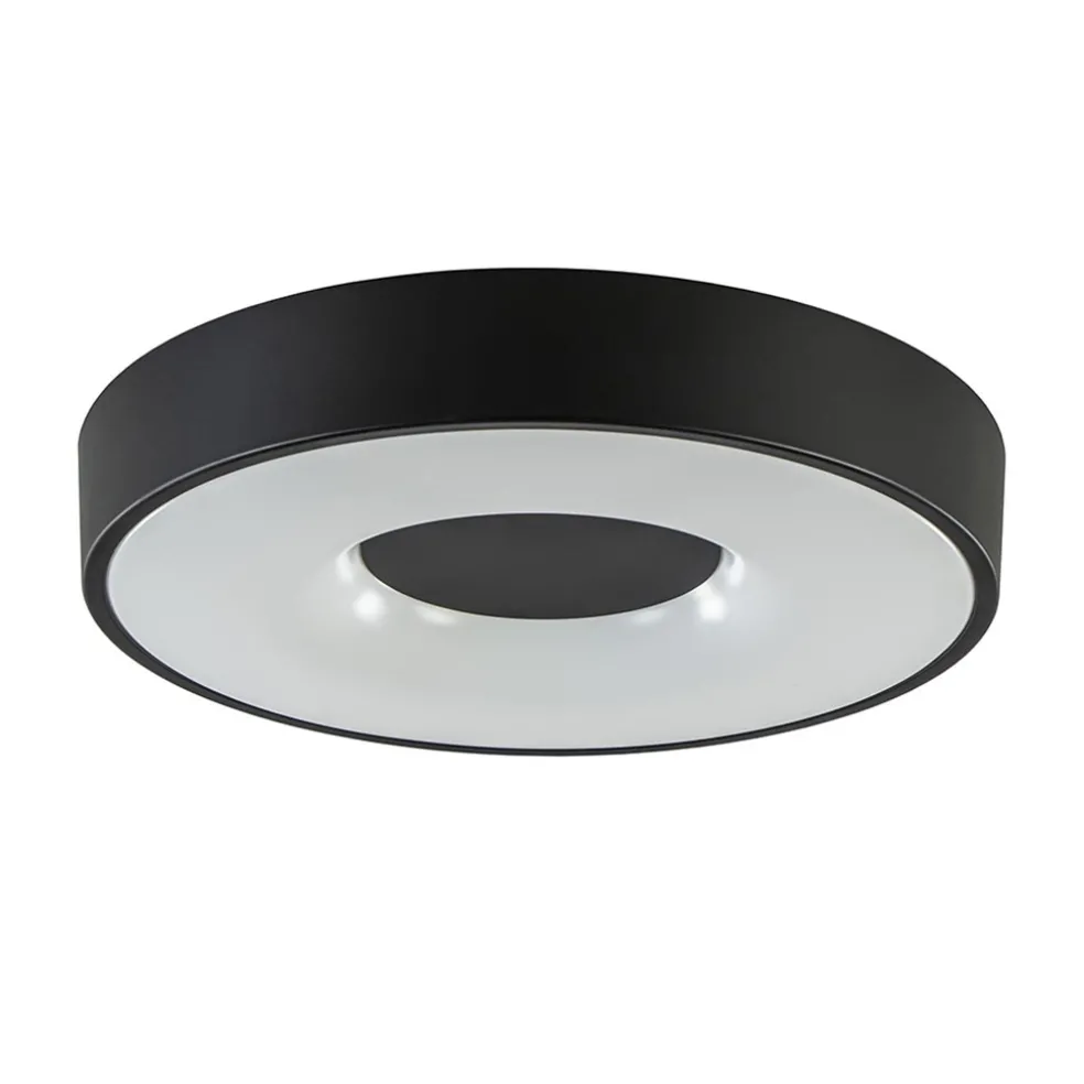 plafondlamp_coin__zwart___0.webp Sale Straluma Plafondlamp Coin 38 zwart + remote CCT