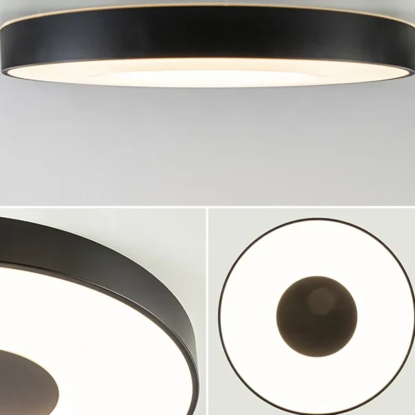 Store Straluma Plafondlamp Coin 65 zwart + remote