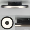 plafondlamp_disc_cm_zwart_1-1.webp Clearance Straluma **Plafondlamp disc 32cm zwart 3-step dim