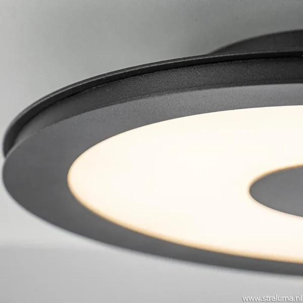 plafondlamp_disc_cm_zwart_2-1.webp Clearance Straluma **Plafondlamp disc 32cm zwart 3-step dim