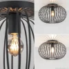 Discount Straluma Plafondlamp donut draad zwart 40cm