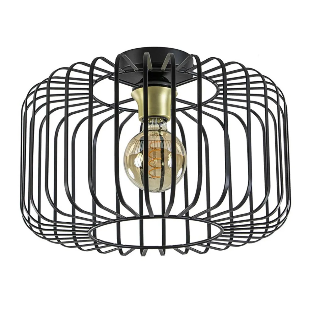 plafondlamp_draad_cilinde_0-1.webp Store Straluma Plafondlamp draad cilinder zwart/brons